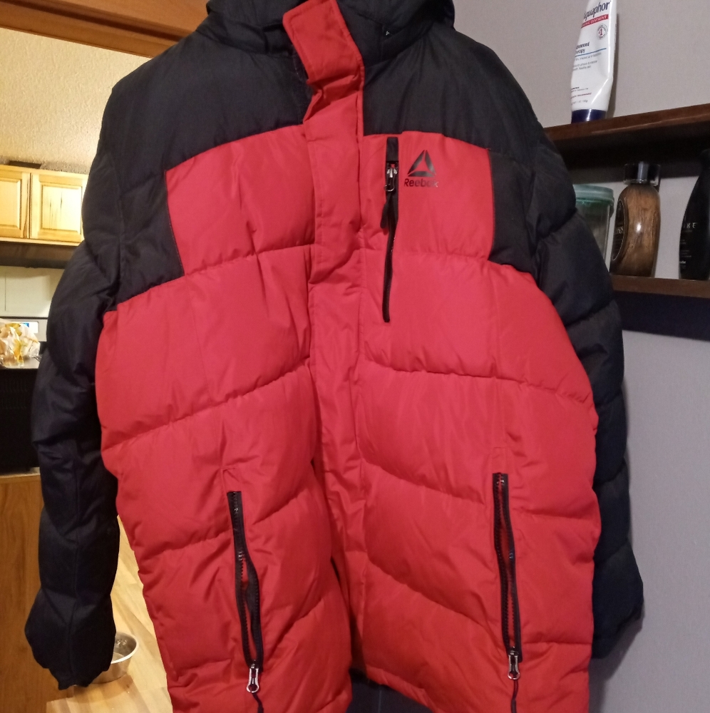 Mens Reebok puffer jacket